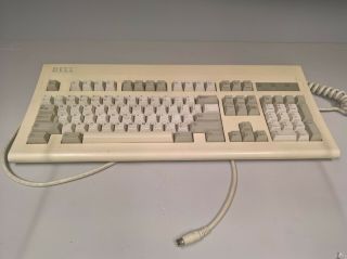 Rare Vintage Dell Old Logo Mechanical Keyboard At - 101 Gyi3pvat101 Usa