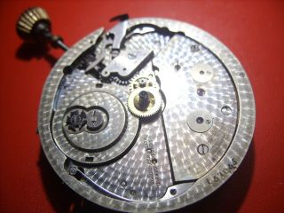Chronograph Girard - Perregaux Pocket Watch Movement And Enameld Dial,  Need Service