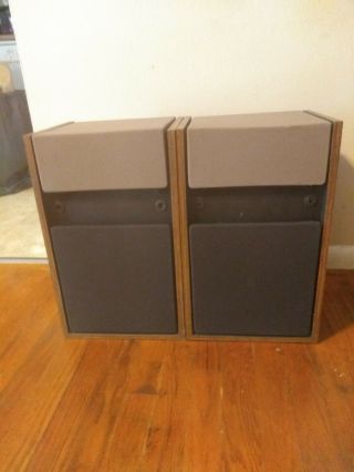 Vintage Walnut Bose 301 Series Ii Direct Reflecting Speakers Right And Left Pair