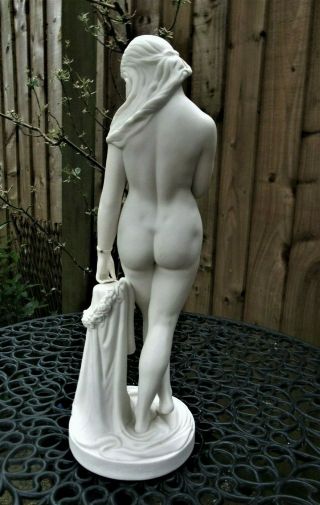 Antique 19thc Rare Minton Parian Figure Of Naked Female " The Octoroon " C1868