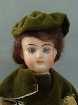 Rare Antique Gebrüder Knoch All Bisque Doll 8” Tall Dollhouse