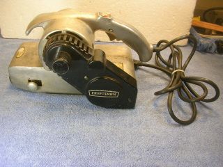 Vintage Craftsman Commercial 4 " Two Speed Belt Sander 1 1/2 H.  P.  - 315.  22620 Usa