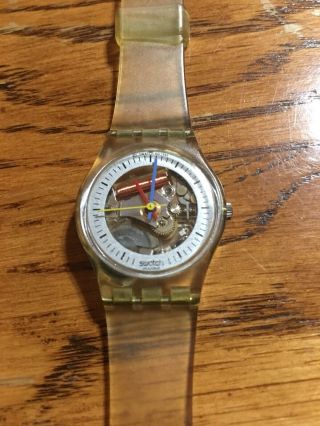 Vintage Ag 1986 Swatch Watch Jelly Fish