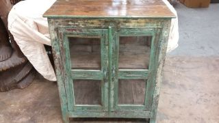 Vintage & Unique 2 - Door Cabinet With Paint - Refinished & Lacquered - C