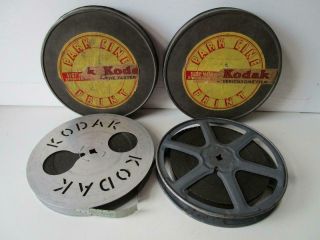 Vintage 16mm Film On 2 Reels When East Went West B/w Silent