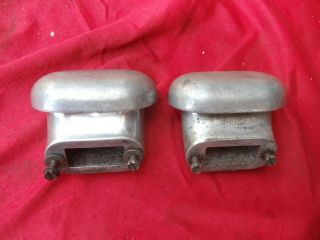 Vintage Aluminum Valve Cover Breathers Moon Eelco Hot Rat Rod Gasser
