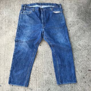Vintage Levis 505 Single Stitch 5 42 X 27 Jeans