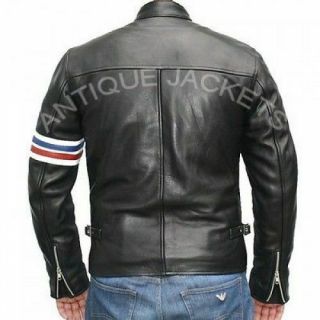 Peter Fonda EASY RIDER Black Vintage Motorcycle Biker REAL Leather Jacket 2