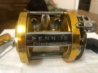 Vintage Penn International 12 Fishing Reel For Big Game Deep Sea
