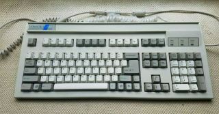 Vintage Northgate Omnikey Plus Mechanical Clicky Keyboard White Alps