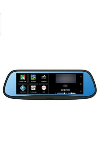 Boyo Vtg700x 7 " Rear View Dvr Mirror Monitor With Camera And Android System