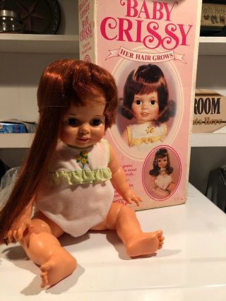 1980 ' S IDEAL BABY CRISSY DOLL GROW HAIR CHRISSY FAMILY VINTAGE 2