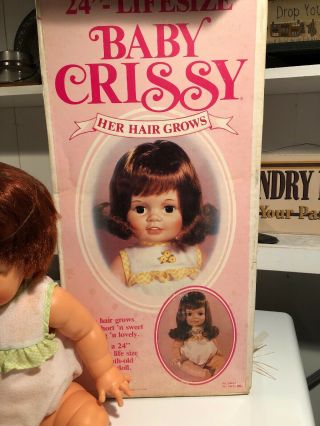 1980 ' S IDEAL BABY CRISSY DOLL GROW HAIR CHRISSY FAMILY VINTAGE 3