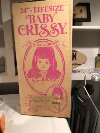 1980 ' S IDEAL BABY CRISSY DOLL GROW HAIR CHRISSY FAMILY VINTAGE 8
