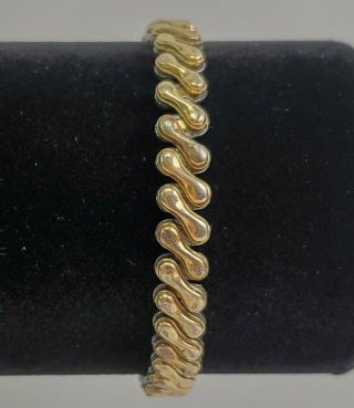 1940s Elrex / Eloga Co.  14K Gold Women ' s Swiss Watch,  17J / Jewels,  Unadjusted 3