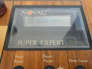 RARE VINTAGE (c1989) NOVAG EXPERT - B MODEL 887 CHESS COMPUTER 2