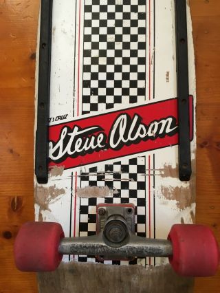 Vintage Steve Olson Santa Cruz Blackhart Wheels Skateboard 1983 old school 3