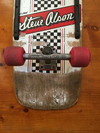 Vintage Steve Olson Santa Cruz Blackhart Wheels Skateboard 1983 old school 4