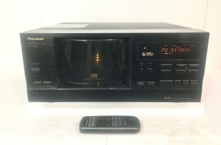 Vintage Pioneer Pd - F908 101 Disc Cd Player/changer - Very,  Remote 1