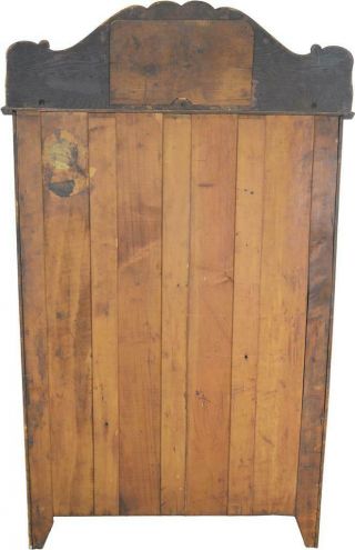 17663 Oak Larkin Bookcase with Mirrored Carved Backsplash 10