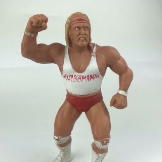 Vintage Wwf Hulk Hogan Ljn Figure White Shirt 1988 Wwe Wrestling Rare