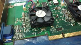 3DFX VOODOO5 5500 AGP RARE VINTAGE VIDEO CARD CLEANED,  FANS REPLACED 8