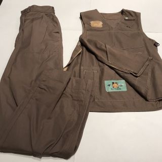 Vintage C.  H.  Masland & Sons Hunting Outdoors Field Vest & Pants Rare
