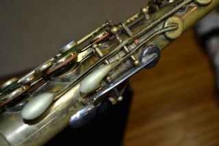 Vintage Buescher 400 Alto Saxophone Serial 865582 with Hard Case 1970s 1980s 10