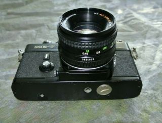 Vintage Minolta XE - 7 SLR 35mm Camera with 50MM F1;7 MD Rokkor X Lens XE 7 4