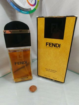 Fendi 100ml Perfume Vintage Eau De Toilette 3.  3oz York Discontinued Batch