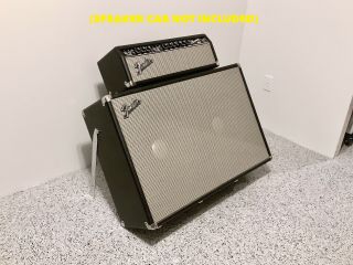 1965 Vintage Fender Showman Amp Tube Guitar Amplifier Head Guitar Or Bass 12