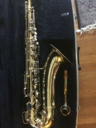 Vintage Conn Tenor Saxophone 1958 16m Classic Geo Bundy Mouthpiece Plays Great