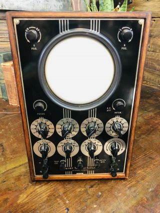 Devry Technical Institute Oscilloscope Tube Type Vintage Electronics