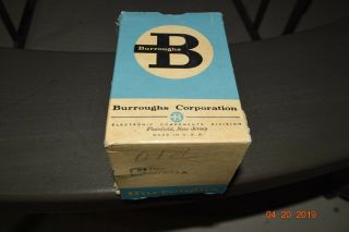 10 Rare Vintage Nos Burroughs 7977 - A Nixie Tubes Clock Western Electric Diy