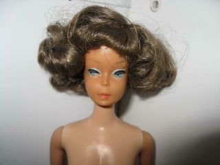 Vintage Barbie - American Girl Brunette Side Part - Reroot