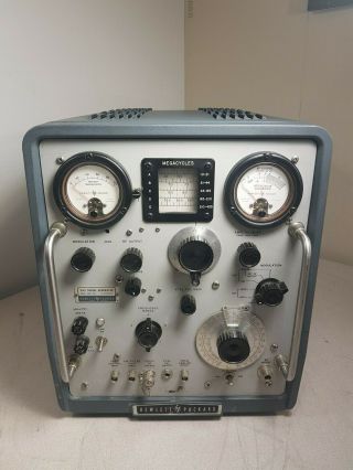 Vintage Hp Hewlett Packard Vhf Signal Generator 608f Only