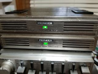 Vintage Pioneer kex - 50 component car stereo with CD - 5 eq and 2 GM - 4 amplifiers 7