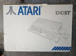 1988 Atari Corp.  1040STF ST F Vintage Computer & Mouse NIOB 3