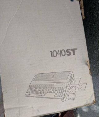 1988 Atari Corp.  1040STF ST F Vintage Computer & Mouse NIOB 6