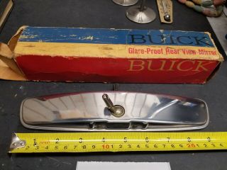 Nos Rear View Mirror Glare Proof Gm Buick Vintage Acc 1960 