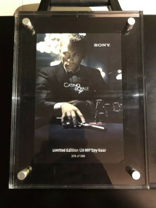 CASINO ROYALE JAMES BOND Sony Vaio UX 007 Limited Edition Spy Gear (RARE) 279/500 4