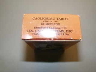 VINTAGE CAGLIOSTRO TAROT DECK 1981 MADE IN ITALY BY MODIANO & STUART R.  K 4
