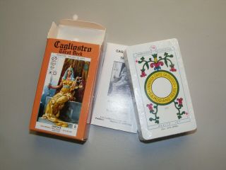 VINTAGE CAGLIOSTRO TAROT DECK 1981 MADE IN ITALY BY MODIANO & STUART R.  K 6