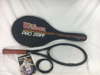 Wilson Pro Staff Midsize L3 4 3/8 Pws Graphite Kevlar Vintage 90’s Tennis Racket