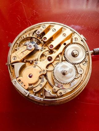 1/4 Minute Repeater Pocket Watch Movement Good Parts
