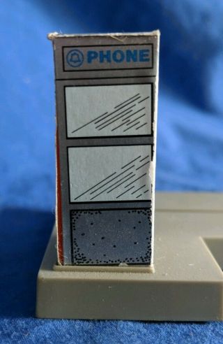 TYCO US1 Electric Trucking PHONE BOOTH DISABLED CAR TRACK Ho Scale VINTAGE HTF 2