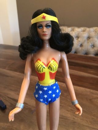 Mego Wonder Woman Doll And RARE Outfit Lynda Carter Parkdale Novelties 5