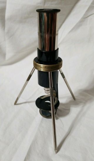 Vintage Pocket Field Microscope,  Germany,  1920 