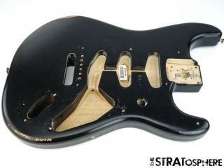 Fender Vintage 50s Ri Road Worn Strat Body 1950s Reissue Guitar Black