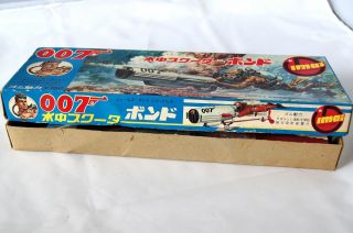 Japanese IMAI Toys 007 James Bond UNDERWATER SCOOTER 1965 Plastic Model Kit RARE 5